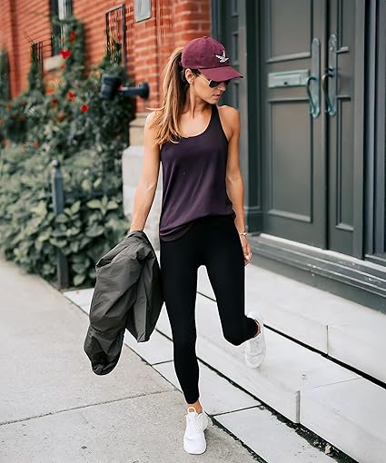 Blisset - Paquete de 3 leggings de cintura alta para mujer con bolsillos