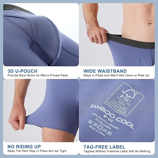 BAMBOO COOL Men's Ultra Breathable Underwear